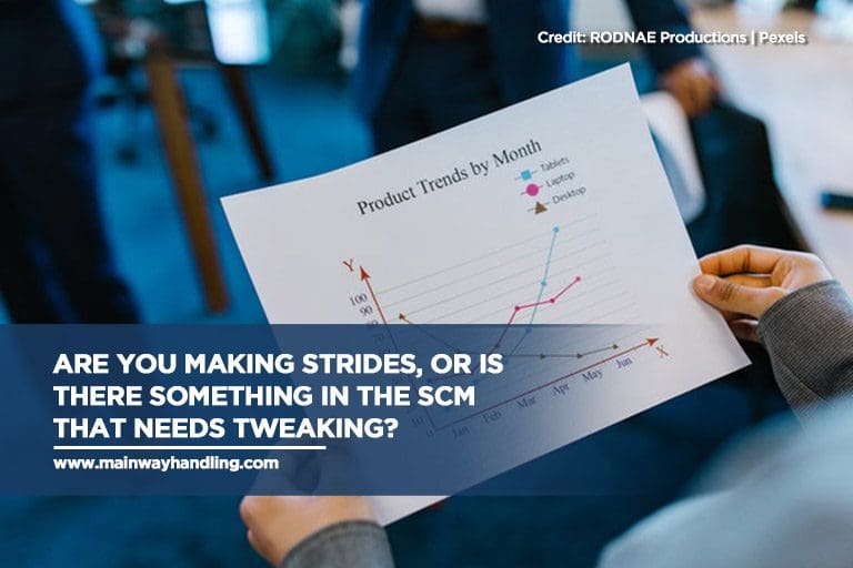 Are you making strides, or is there something in the SCM that needs tweaking?