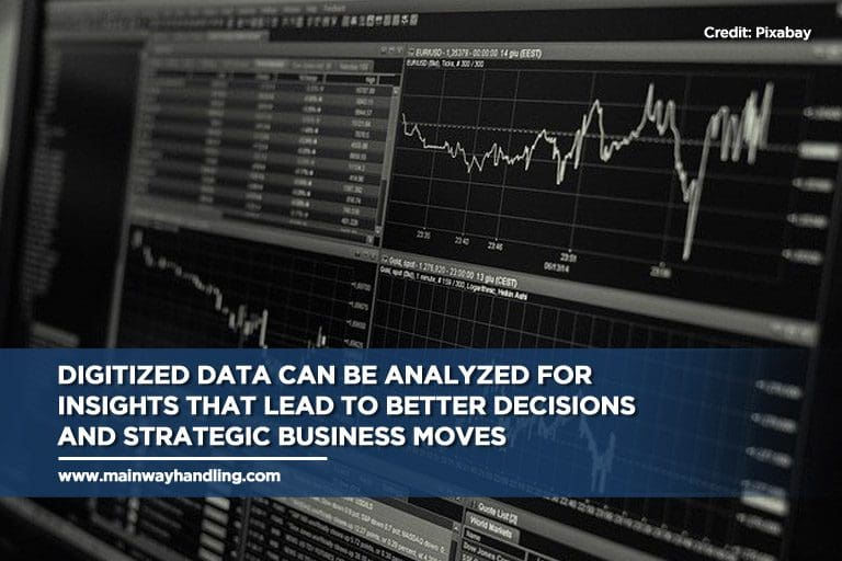 Caption: Digitized data can be analyzed for insights that lead to better decisions and strategic business moves 