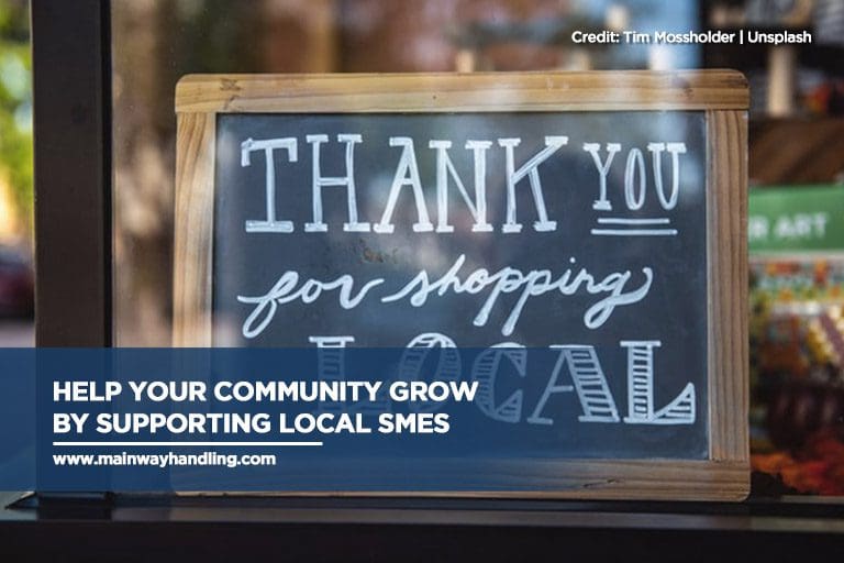 Help your community grow by supporting local SMEs